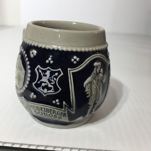 Heidelberger Schloss Castillo Perkeo Cerveza Alemana Stein Taza Cerámica Viaje Recuerdo - Imagen 7 de 12