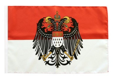Deutschland Stadt Köln mit großem Wappen Banner Kölner Fahnen Flaggen 30x45cm