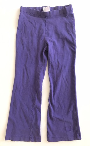 Green Dog Sweat Pant Leggings Girls 6 Purple Cotton Stretch - Picture 4 of 6