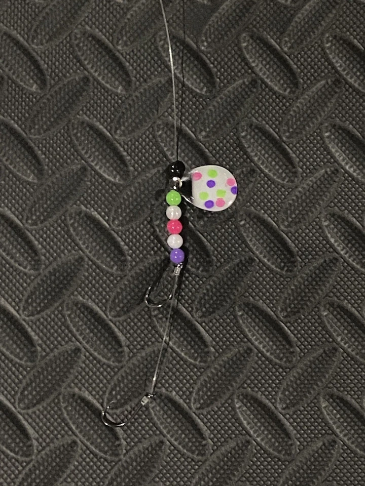 North Coast Lure Walleye Crawler Harness 5 Pack Dbl Hook Colorado Blade 3 - Image 2 of 3