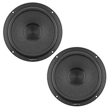 Par de woofers Hertz C 165 Cento Series 6-1/2" Componente Medio Bajo 70W RMS