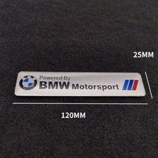Für BMW M Abzeichen Aufkleber M Motorsport Emblem Aluminium Sticker Heckklappe