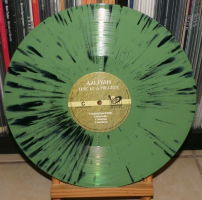 AALIYAH ONE IN MILLION OLIVE & BLACK LP IF YOUR GIRL ONLY KNEW HOT