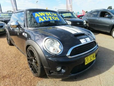 2008 Mini Hatch R56 Cooper S Metallic Black 6 Speed Sports