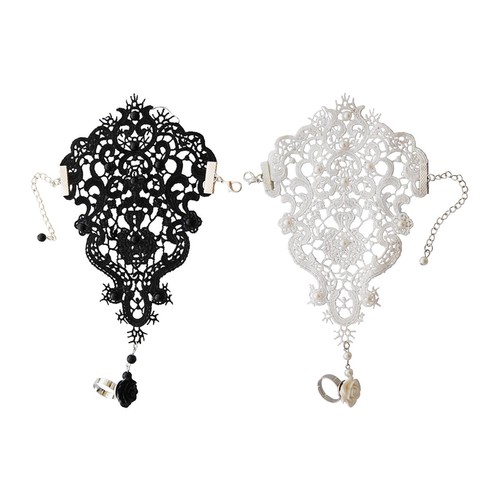 Gants Mitaines En Dentelle - Achetez à Déguisements Bacanal - 6