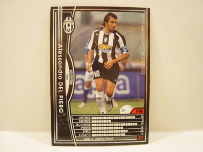 Lotto ユヴェントス デルピエロ 10 Panini WCCF 2004-05 Alessandro Del Piero 1974 Italy No.10 Juventus