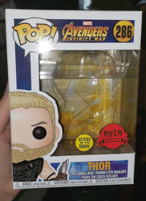 Thor Asia Exclusive GITD Glows In The Dark Marvel Avenges Funko