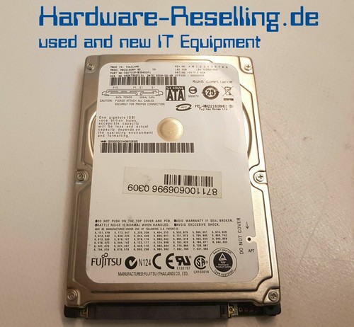 Fujitsu 160GB 5400rpm SATA 2,5" HDD MHZ2160BH G2 CA07018-B39400F1