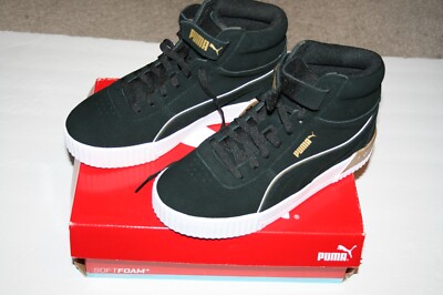 Carina Black And Gold Pumas New Zealand Carina Slim Perf Women's