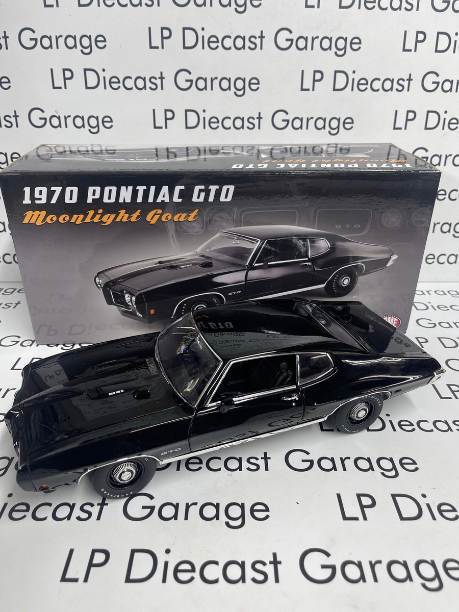 ACME 1970 Pontiac GTO Moonlight Black Goat 1:18 Diecast A1801218