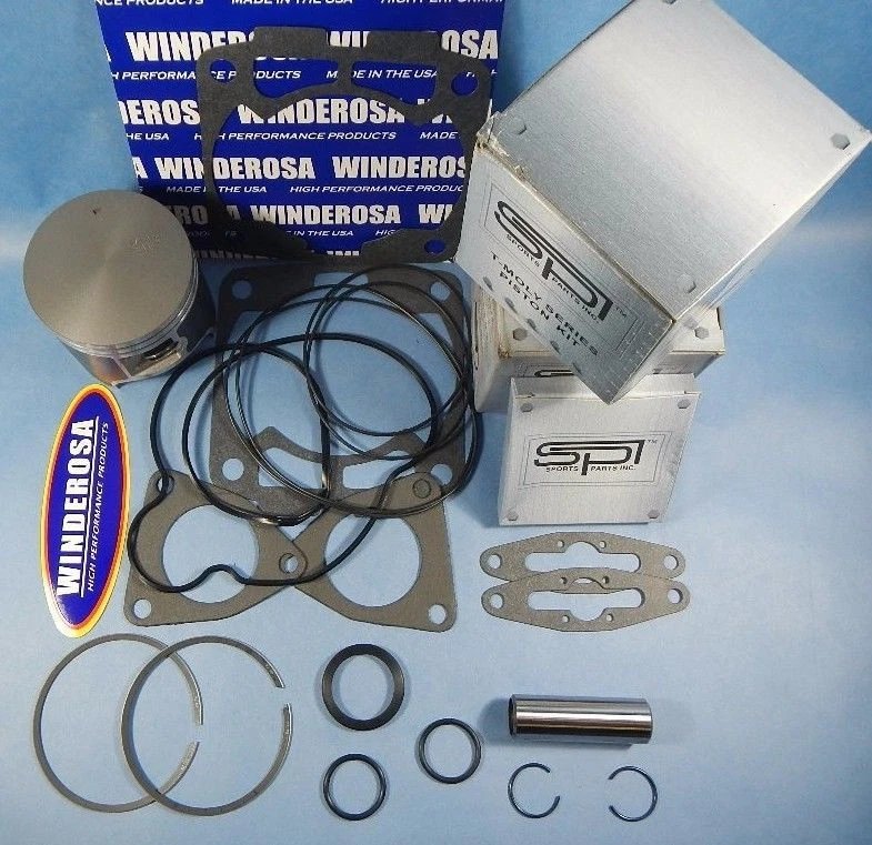 NUEVO POLARIS 600 07-09 HO RMK CAMBIO SWITCHBACK IQ JUNTA EXTREMO SUPERIOR KIT PISTONES ESPI Foto 2 de 4