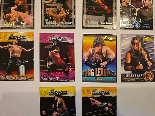Lotto 24 carte collezionabili WWE Fleer primi anni 2000 - Foto 6 di 8