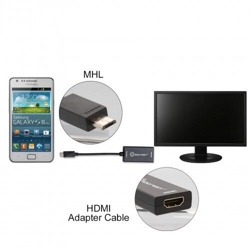 Syba SY-ADA34002 MHL (Mobile High Definition) auf HDMI Adapterkabel - Bild 6 von 7