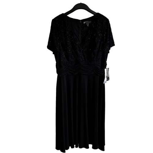 js boutique sequin dress JS Boutique Brown Sequin Sleeveless Knee Length Dress A Line Fit Flare Size  12