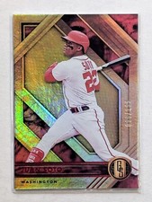 2021 Panini Gold Standard Juan Soto Red Foil /199 #8 Washington Nationals