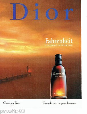 ADVERTISING ADVERTISING 116 1996 Dior Eau Toilette Men's Drive Unit