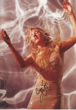 ELLIE GOULDING SIGNED BRIGHTEST BLUE LP AUTHENTIC ART CARD PHOTO w/COA 