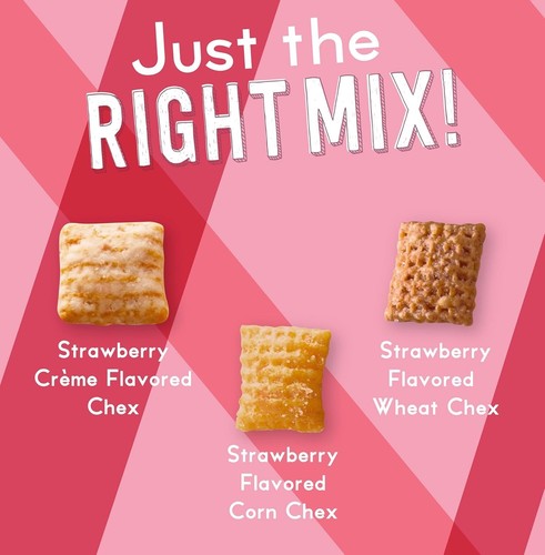 Simply Chex, Strawberry Creme Snack Mix, Family Size, 13.5 oz Bag - 第 4/9 張圖片