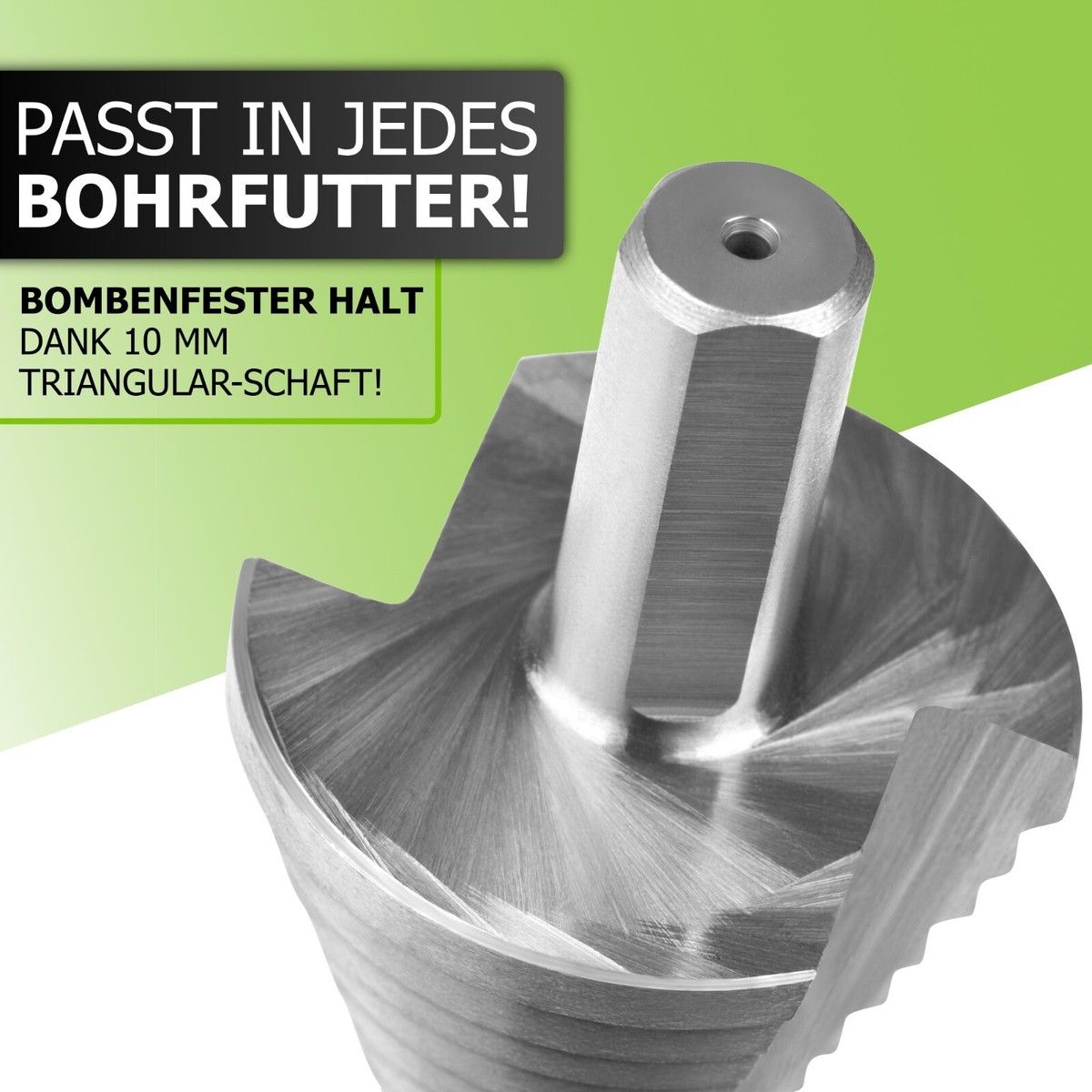 Produktbild von HSS-Stufenbohrer 5–35 Mm Von Pinava – Kegelbohrer Für Präzises Aufbohren In Metall