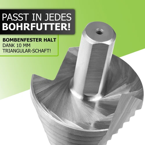 5 - 35mm Stufenbohrer HSS Kegelbohrer Kegelsenker Metall Kegelbohrer - Bild 9 von 9