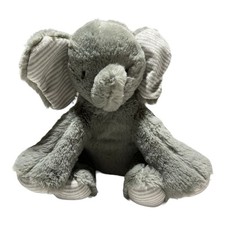 Carters Just One You Plush Elephant Musical Wind Up Musical Gray Striped Ears