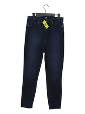Paige Women's Jeans W 28 in Blue Rayon with Cotton, Polyester, Spandex Skinny