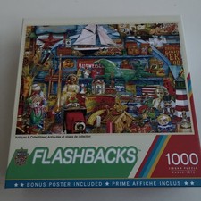 MASTERPIECES Flashbacks Antiques Collectables 1000 Piece Jigsaw Puzzle