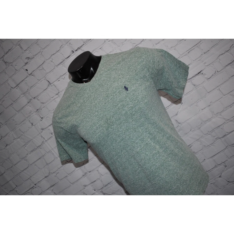 Polo Ralph Lauren T-Shirt Boys Youth Size XL Green Cotton Short Sleeve V-Neck - Image 3 of 4