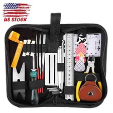 Guitar Care Cleaning Repair Tool Kit Luthier Setup Maintenance Full Set Tool