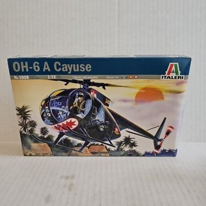 OH-6A Cayuse Helicopter Model Kit 1028 ~ Italeri 1:72 - Open Box - Military