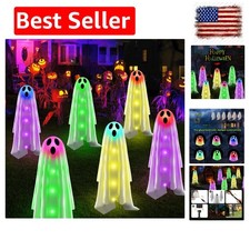 6PACKS Halloween Ghost Decorations Outdoor,Spooky Cloth Ghosts Decor for Hall...