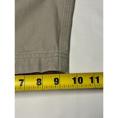 Pantalones cargo de carpintero calce relajado de algodón caqui 44x30 Duluth Trading Co. para hombre - Imagen 15 de 15