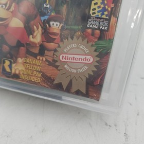 Donkey Kong Land Nintendo Game Boy (1997 Player's Choice Box) VGA 85 NM+ Graded