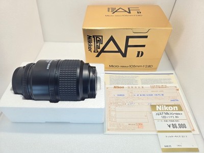 [Top Mint in Box] Nikon AF Micro Nikkor 105mm/F2.8 From JAPAN