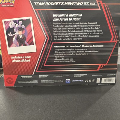 Pokemon TCG: Team Rockets Mewtwo EX Box Factory Sealed | eBay