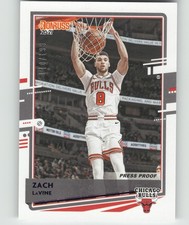 2021 Donruss Zach LaVine #169 Press Proof Purple 140/199