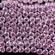 100 Pcs Lot Certified Natural Ceylon Pink Sapphire 3.50 MM Round Cut Gemstone