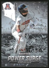 2021 Panini Prizm Draft Picks Power Surge Silver Prizm #PS-RH Ryan Holgate