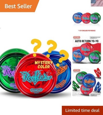 Reflex Auto Return Yo-Yo - Perfect for Beginners & Easy Tricks, Mystery Color
