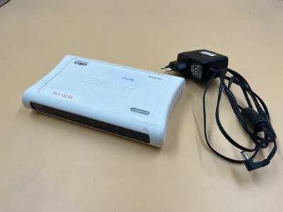 TrendNet TE100-P21 Druckserver 2x USB-2.0 DB25 RJ45 10/100 Mbit/s Weiß mit Kabel