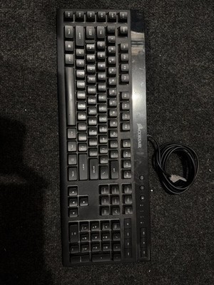 iBuyPower Gaming Keyboard Model GKB100 Tested Working Condition Great Starter PC