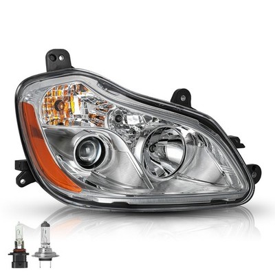 Right For 2013-2021 Kenworth T680 Halogen Passenger Headlight Assembly w/Bulbs