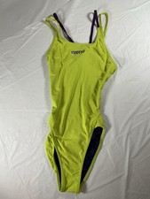 ARENA Women's Solid Team MaxLife Swimsuit 30 Color Soft Green/Plum Athletic Swim