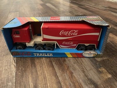 REMCO Coca Cola Truck and Trailer Original Box Vintage Toy 1988