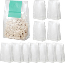 12 Pack Clear Favor Boxes, 4 X 2 X 6 Inches, Transparent Plastic Gift Boxes for