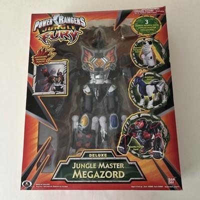 Power Rangers Jungle Fury Deluxe Jungle Master Megazord bottom tape open