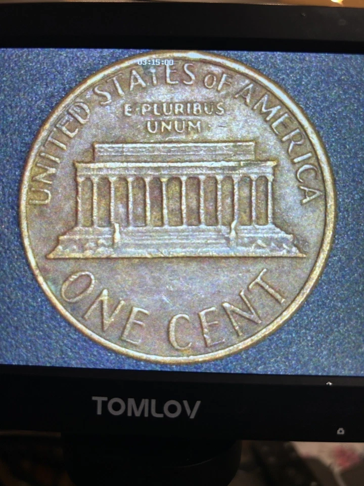 1981 Lincoln Penny Error Slanted 1 - Image 3 of 3