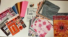 Denim Daisy Scrapbook Crafting Kit - Paper, Stickers, Rub Ons, Embellishment
