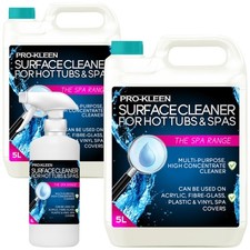 ProKleen Hot Tub Spa Cleaning Whirlpool Surface Cleaner Vinyl Plastic Safe 11L