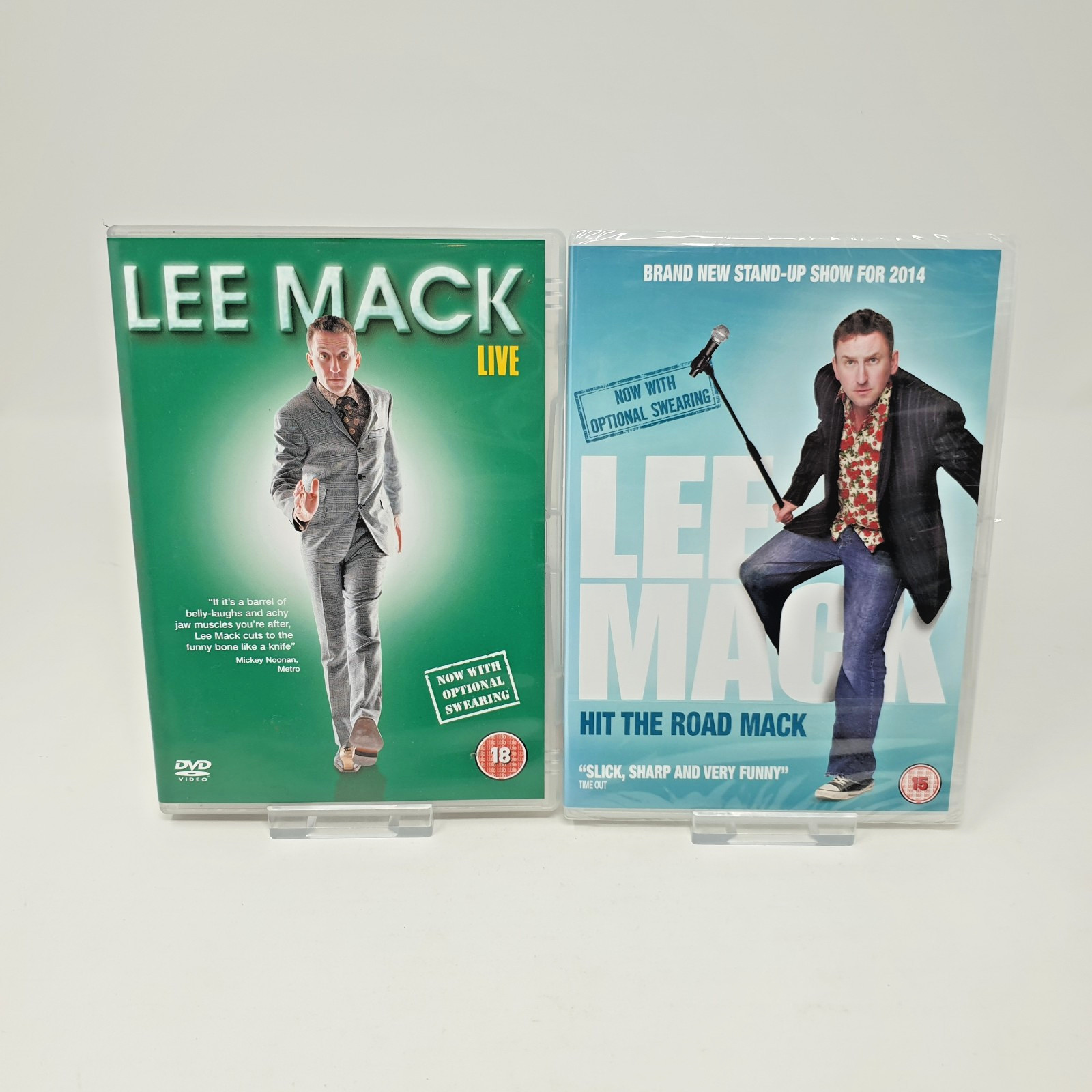 Lee Mack Live & Hit The Road Mack Stand Up Comedy DVD Bundle Lot PAL